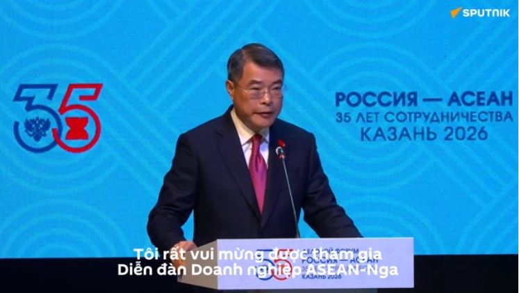 Tại diễn đàn Kazan, Thủ tướng Việt Nam Lê Minh Hưng nêu ra 3 ưu tiên hợp tác giữa ASEAN và Nga