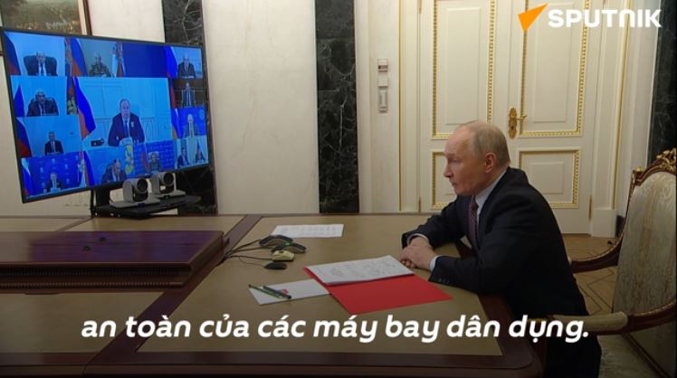 Tổng thống Putin gọi cuộc tấn công của Kiev vào vùng Rostov là hành động khủng bố