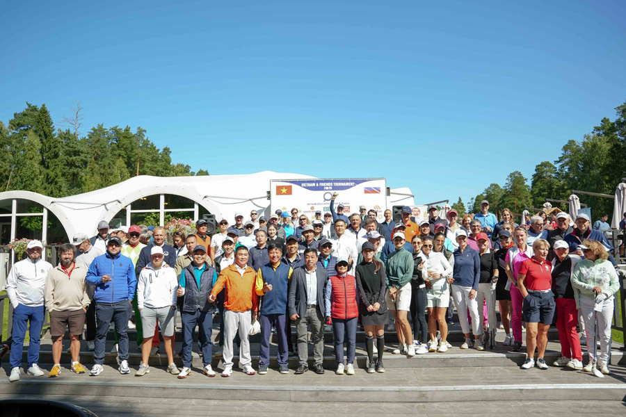 Tin ảnh: Dấu ấn Việt Nam tại giải golf quốc tế quy mô lớn ở Moscow Country Club