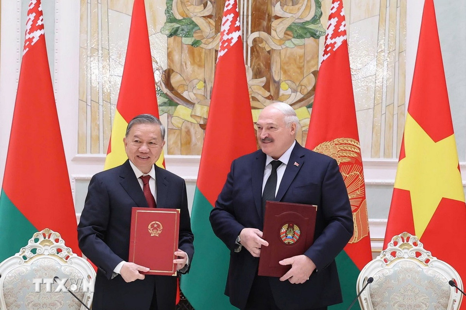 Thiết lập Quan hệ Đối tác Chiến lược Việt Nam-Belarus