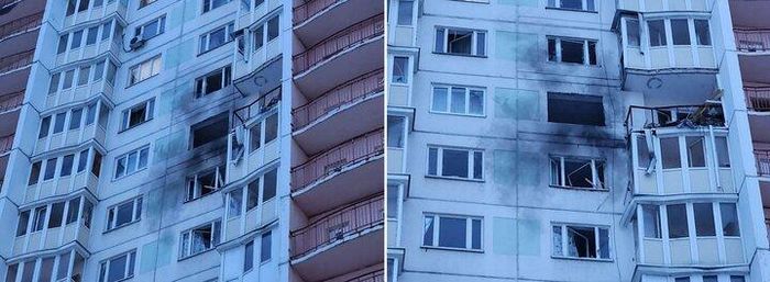 Video UAV Ukraine lao vào chung cư của Nga