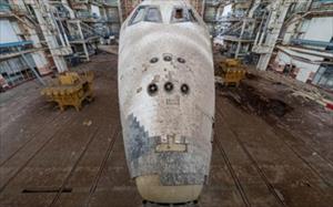 Bên trong nhà máy chế tạo tàu không gian bị Nga bỏ hoang
