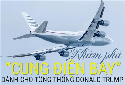 Khám phá 'cung điện bay' trị giá 400 triệu USD mà hoàng gia Qatar tặng Tổng thống Donald Trump