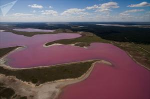 Những hồ muối màu hồng tuyệt đẹp ở Nga