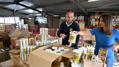 Chính phủ Anh hối thúc người dân tích trữ thực phẩm, nước uống đề phòng ''thảm họa''