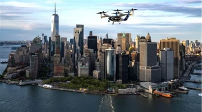 Taxi bay điện lần đầu cất cánh tại Mỹ