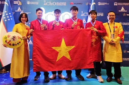 Việt Nam giành 4 Huy chương Vàng Olympic Hóa học quốc tế năm 2026