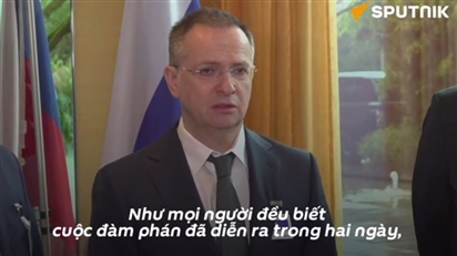 Trưởng phái đoàn Nga Medinsky: Đàm phán ở Geneva diễn ra khó khăn nhưng mang tính xây dựng