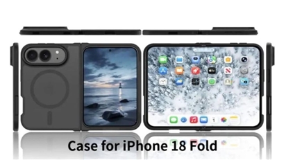 Rò rỉ ốp lưng hé lộ thiết kế iPhone màn hình gập