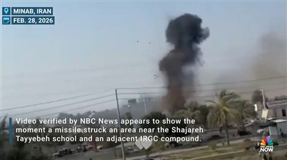 Khoảnh khắc tên lửa Tomahawk lao xuống gần trường nữ sinh Iran