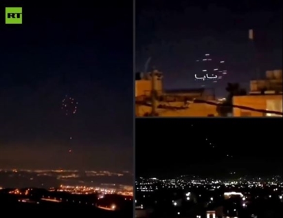 Iran dội hỏa lực vào loạt mục tiêu, phòng không vùng Vịnh căng mình ứng phó