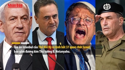 Thổ Nhĩ Kỳ phát lệnh bắt Thủ tướng Israel B. Netanyahu với cáo buộc diệt chủng