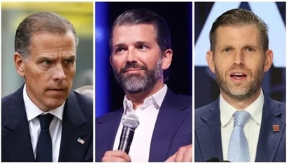 Con trai ông Biden thách đấu con trai ông Trump