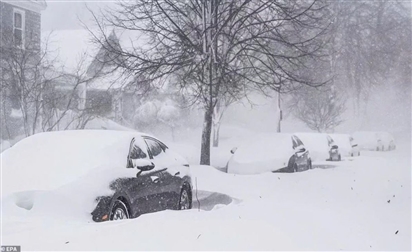 Bão mùa đông càn quét nước Mỹ, hơn 200 triệu người bị ảnh hưởng