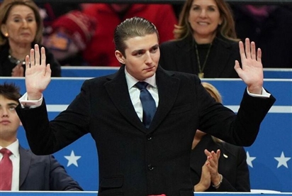 Hé lộ tài sản của Barron Trump