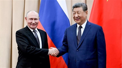 Tổng thống Putin hội đàm song phương với Chủ tịch Tập Cận Bình bên lề Hội nghị thượng đỉnh SCO