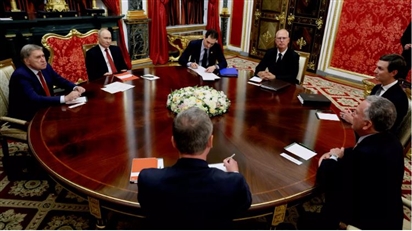 Điện Kremlin đã thông báo về kết quả cuộc hội đàm giữa ông Putin và các đặc phái viên của Mỹ