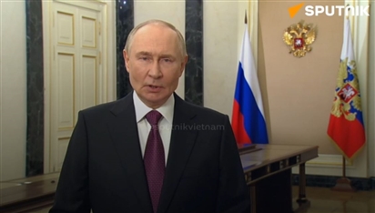 Tổng thống Vladimir Putin chúc mừng nhân dân nhân Ngày Thống nhất các vùng mới với Liên bang Nga