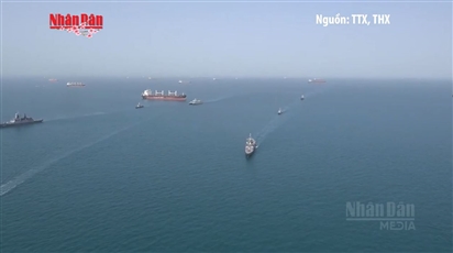 Nga và Iran tập trận hải quân chung giữa lúc căng thẳng leo thang