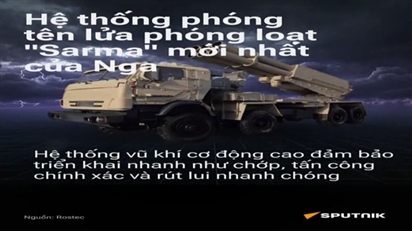 Pháo kích tấn công: khả năng chiến đấu của hệ thống tên lửa phóng loạt mới «Sarma»