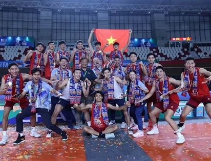 Đánh bại Thái Lan, Việt Nam vô địch bóng chuyền nam Đông Nam Á