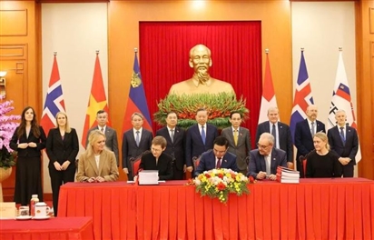 Chính thức ký kết Hiệp định Thương mại tự do Việt Nam - EFTA
