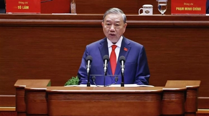 Ông Tô Lâm tái đắc cử Tổng Bí thư