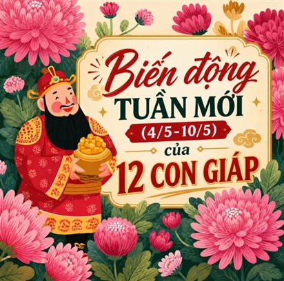 Tử vi chi tiết tuần mới (4/5-10/5) của 12 con giáp: Trời thương ai sẽ gặp quý nhân, ai cần đề phòng tiểu nhân đội lốt bạn thân?