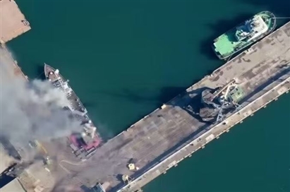 Nga triển khai UAV Geran-2 tấn công đội tàu tuần tra tại cảng Odessa