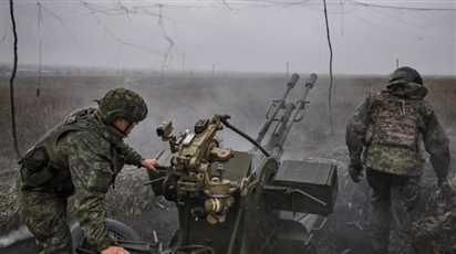 Quân Nga đẩy lùi các đợt tập kích ồ ạt của UAV Ukraina bằng súng máy và pháo cao xạ