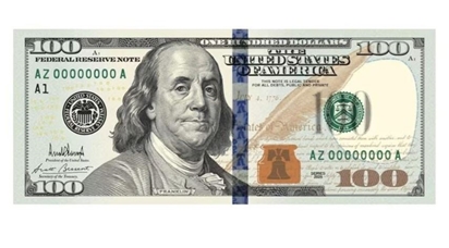 Tổng thống Mỹ Donald Trump công bố hình ảnh tờ 100 USD có chữ ký của mình
