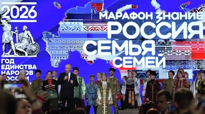 Tổng thống Putin tuyên bố khai mạc Năm Đoàn kết các dân tộc ở Nga