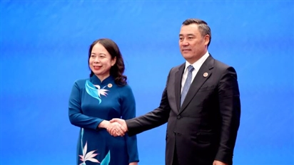 Phó Chủ tịch nước Võ Thị Anh Xuân đã đến dự Hội nghị thượng đỉnh SCO