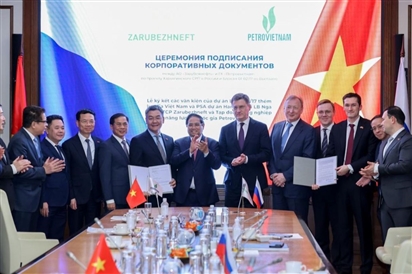 Thủ tướng giao Petrovietnam hợp tác Zarubezhneft xây dựng kho dự trữ dầu quốc gia