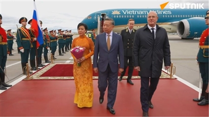 Tổng Bí thư Tô Lâm đến Moskva trong chuyến thăm cấp nhà nước