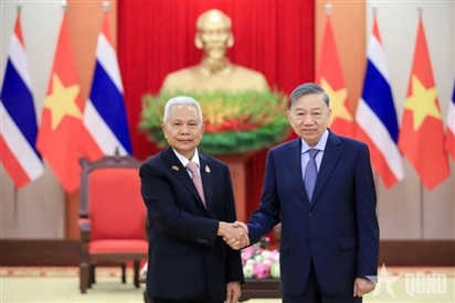 Tổng Bí thư, Chủ tịch nước Tô Lâm tiếp Chủ tịch Quốc hội kiêm Chủ tịch Hạ viện Thái Lan