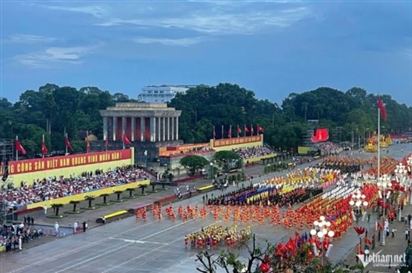 Màn trình diễn tổng duyệt diễu binh ấn tượng mừng Quốc khánh 2/9