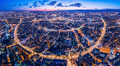 Choáng ngợp thủ đô Moscow nhìn từ trên cao