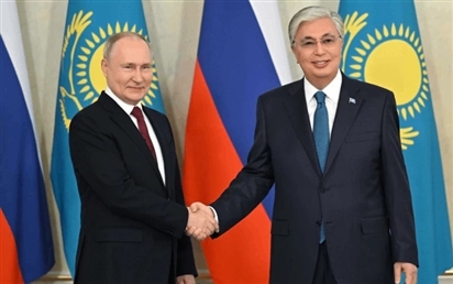 Tổng thống Putin bắt đầu chuyến thăm cấp Nhà nước tới Cộng hoà Kazakhstan