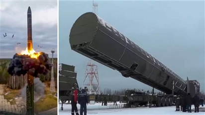 Tổng thống Putin gọi 'Sarmat' là tổ hợp tên lửa mạnh nhất thế giới