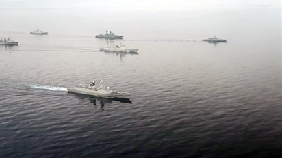 Nga-Trung tập trận: Bắt đầu phần thực hành trên Biển Nhật Bản