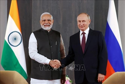 Tổng thống Putin coi Ấn Độ là đối tác tin cậy của Nga
