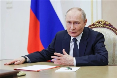 Tổng thống Putin tuyên bố Nga sẵn sàng cho vòng đàm phán thứ ba với Ukraina