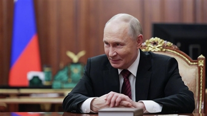 Tổng thống Putin chúc mừng năm mới người dân Nga từ Điện Kremlin