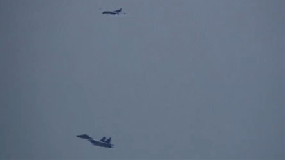 Su-35 Nga và MQ-9 Reaper Mỹ tránh va chạm trong gang tấc