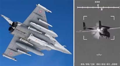 Rafale Pháp khẩn cấp xuất kích chặn UAV Ukraine bay vào không phận NATO