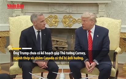 Tổng thống Mỹ D. Trump tăng thêm 10% thuế nhập khẩu với Canada