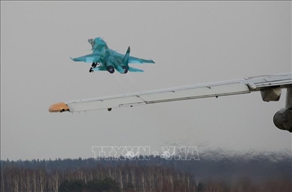 Rơi máy bay huấn luyện Su-34 khiến phi hành đoàn thiệt mạng
