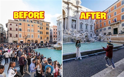 Loạt ảnh Before - After tại các điểm du lịch nổi tiếng ở châu Âu cho thấy sự ảnh hưởng nặng nề của dịch Covid-19