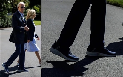 Đôi giày mới của Tổng thống Biden gây xôn xao tại Mỹ